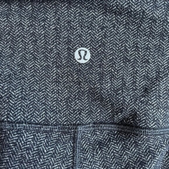 Lululemon Wunder Under Hi-Rise Tight Size 4 *28" Herringbone Grey - Picture 10 of 12